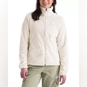 THE NORTH FACE women's size Medium Osito Fleece Winter Jacket Soft Plush Cream